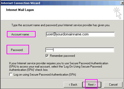 Configure Outlook for NiceNIC POP Email Accounts - NiceNIC.NET