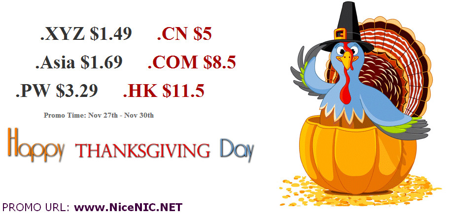 90% OFF Timed to 2014 Thanksgiving Day - www.nicenic.net