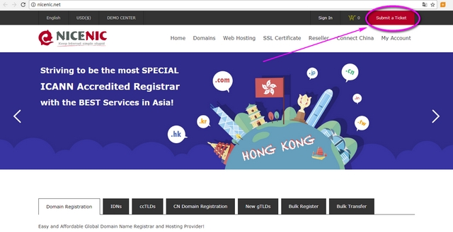Domain Registrar NiceNIC.NET accept Tether USD now